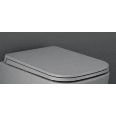 RAK Feeling Square Soft Close Toilet Seat Matt Grey