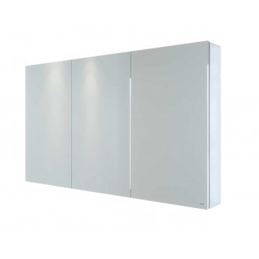 RAK-Gemini 1200x700 Alluminium Triple Door Mirrored Cabinet with adjustable shelves