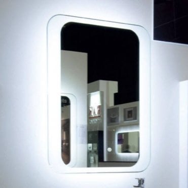RAK Harmony LED Mirror with Switch and Demister Pad 800mm H x 600mm W