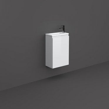 Rak Joy 400mm Wall Hung Basin Unit White Inc Basin