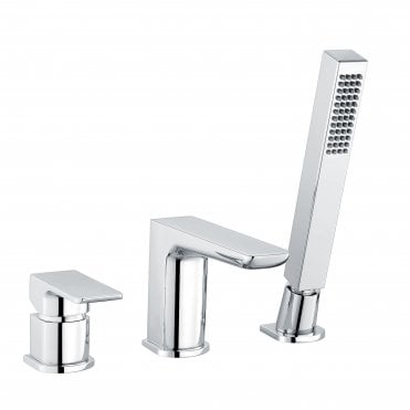 RAK-Moon 3 Hole Deck Mounted Bath Shower Mixer