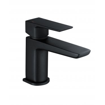 RAK-Moon Mini Mono Basin Mixer with Clicker Waste in Black