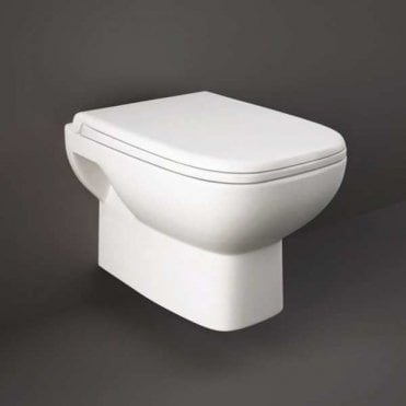 RAK Origin Wall Hung Pan with Soft Close Seat ORIWHPAN>SC
