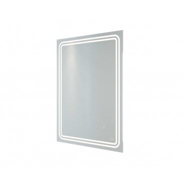 RAK-Pluto 600x800 LED Illuminated Portrait Mirror with demister,shavers socket and touch sensor switch