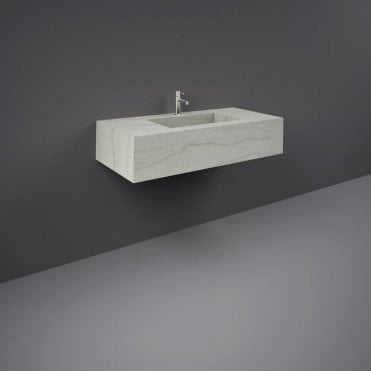 RAK-Precious 1000mm Wall Mounted Counter Wash Basin with 1th in Macaubus