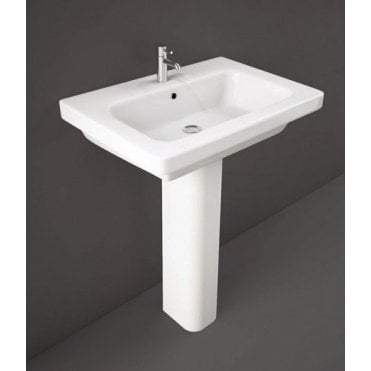 RAK Resort 65cm Wall Hung Basin 1 Tap Hole RST0101AWHA