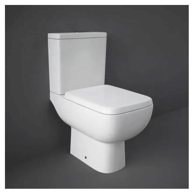 RAK  Series 600 Close Coupled WC Toilet including Soft Close Seat S600PAKNS014