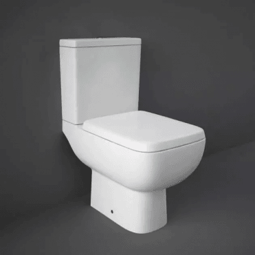 RAK Series 600 Close Coupled WC Toilet including Soft Close Seat S600PAKNS014