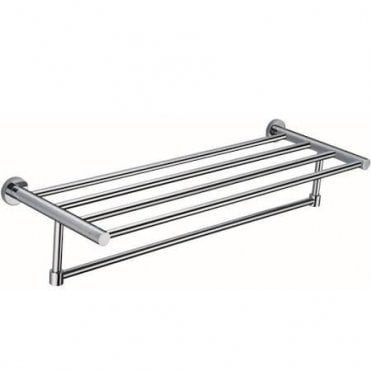 RAK Sphere Chrome Towel Rail Shelf
