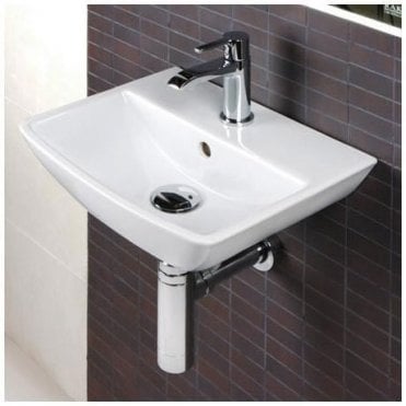 RAK Summit 400mm 1 Tap Hole Wall Hung Hand Basin