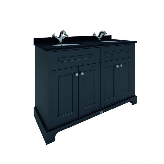 RAK -Washington 1200mm Double Basin Unit in Black