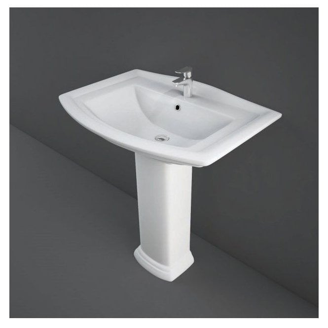 RAK -Washington 76cm Basin 1th Including Full Pedestal