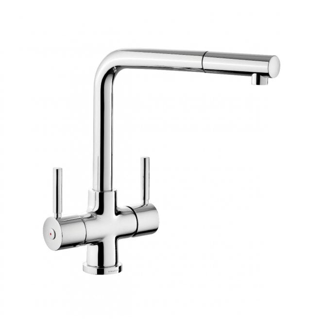 Rangemaster  Aquadisc Pull Out Kitchen Tap Chrome