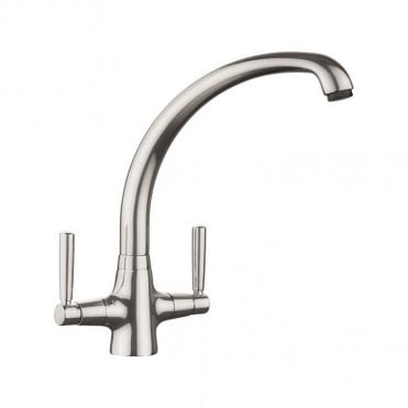 Rangemaster Aquavibe Brushed Dual Lever Kitchen Tap