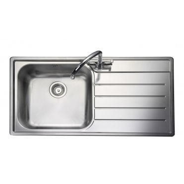Rangemaster Oakland Stainless Steel 985 x 508 Right Hand Inset Sink