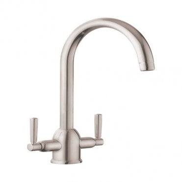 Rangemaster Parma Dual Lever Brushed Monobloc Tap