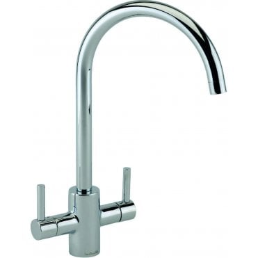 Reginox Genesis Dual Lever Chrome Kitchen Mixer Tap