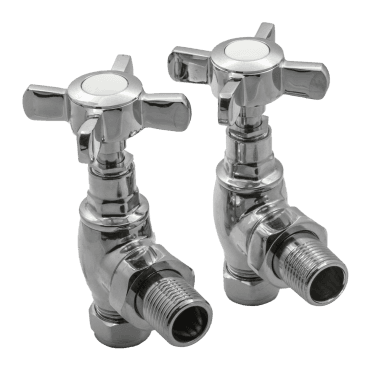 Bronte Angled Valves Chrome