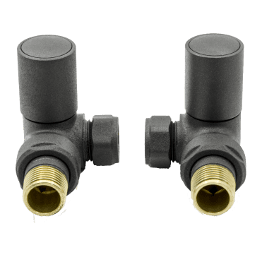 Crova Corner Valves Anthracite