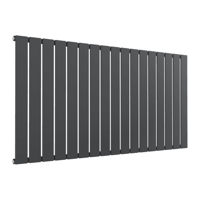 Reina  Flat Single Panel 600 x 1254mm Anthracite Designer Radiator RND-FL17A