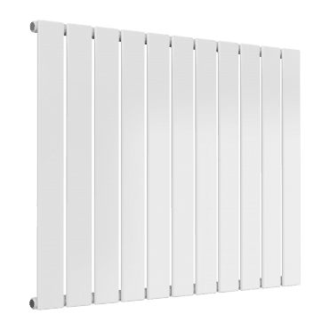 Reina Flat Single Panel White Designer Radiator 600 x 810mm