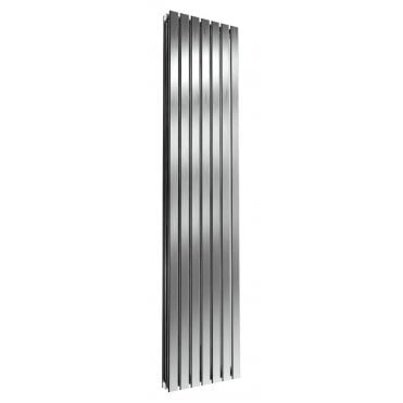 Reina Flox Double Vertical 1800 X 413mm Polished Stainless Steel Radiator