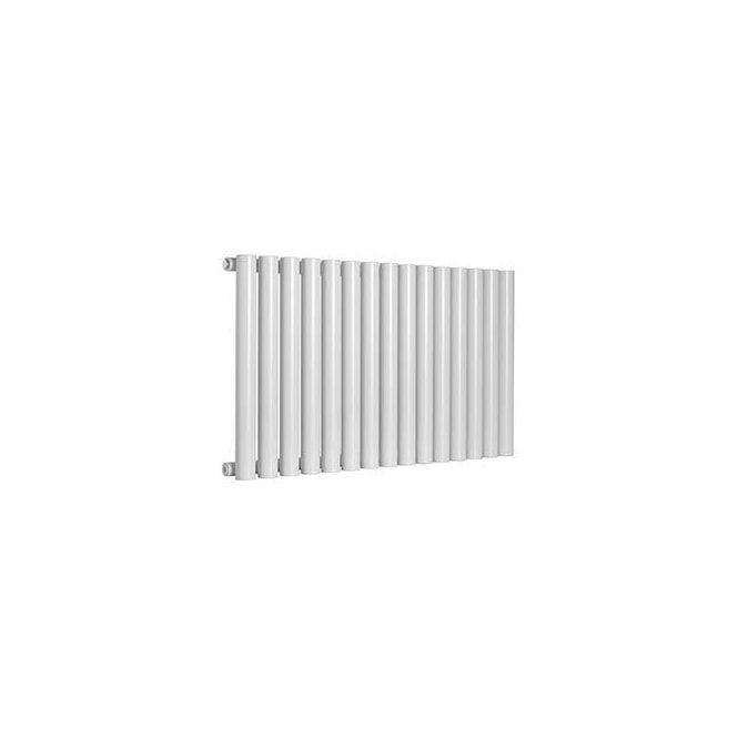 Reina  Sena White Horizontal Steel Designer Radiator 550 x 395mm RND-SN06W