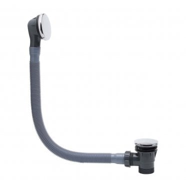 Roper Rhodes 670mm Length Pop Up Cable Bath Waste with Overflow - Chrome - WASTE21
