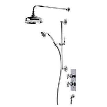 Roper Rhodes Cranborne Dual Function Concealed Shower System - Chrome - SVSET126