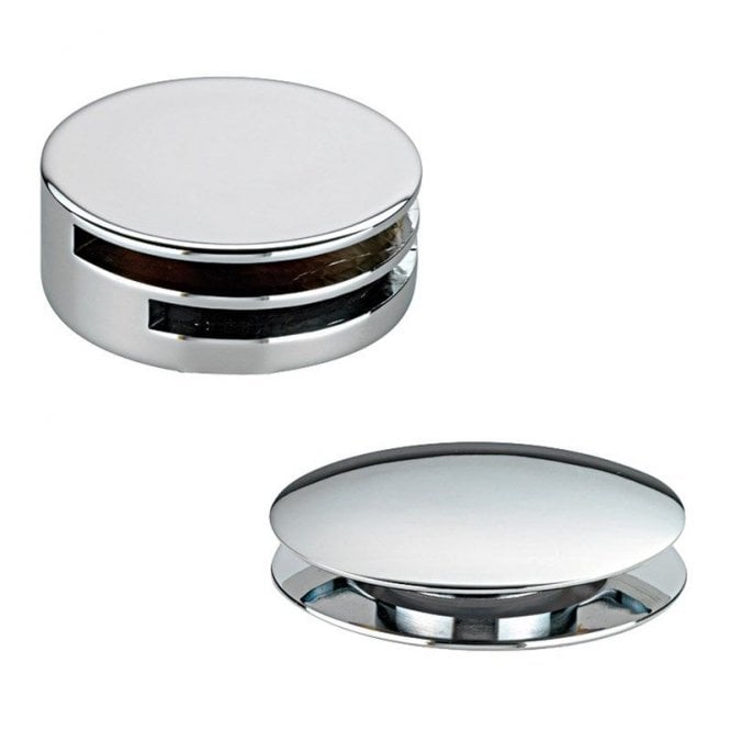 Spring Loaded Pop Button Sagittarius 60cm Minimal Bath Centrafill Spring Loaded Pop-Up Waste