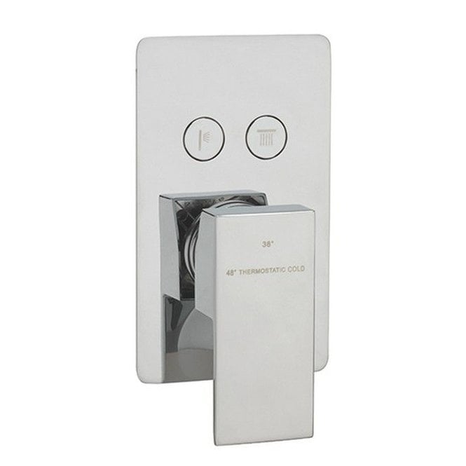 Sagittarius  Blade Dual Push Button Thermostatic Concealed Shower
