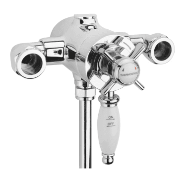 Sagittarius Churchman 22mm Inlet Exposed Thermostatic Shower Valve - Chrome - CH/591/C