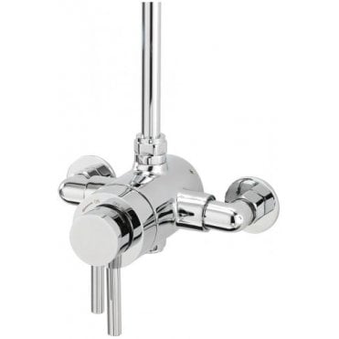 Sagittarius Ergo Lever Fully Adjustable Valve & Riser Rainshower