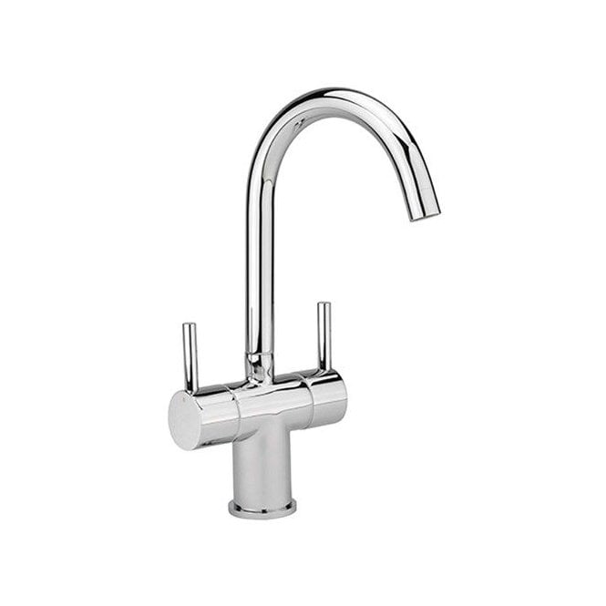 Sagittarius  Piazza Monobloc Twin Lever Basin Mixer Tap