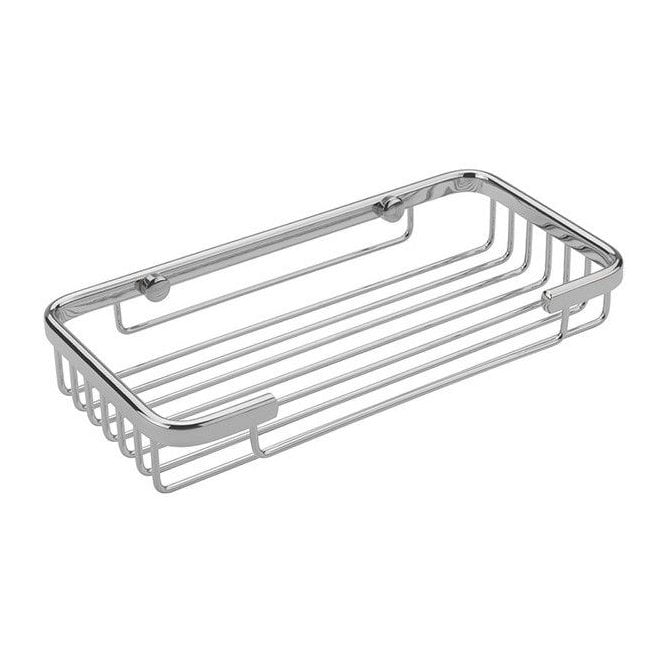 Sagittarius  Rectangular Deluxe Wall Basket Chrome - AC/602/C