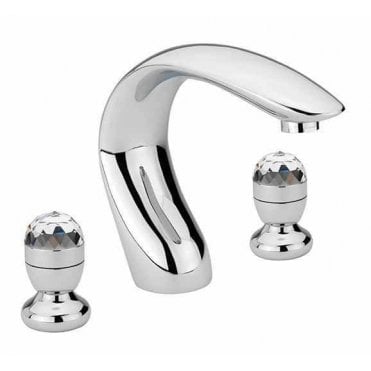 Sagittarius Swarovski Libeerty Crystal 3 Hole Bath Filler LC/111/C
