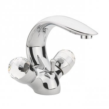 Sagittarius Swarovski Liberty Crystal Monobloc Basin Mixer LC/106/C