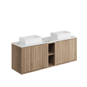 Scudo Alfie 1400 Cabinet With Open Storage