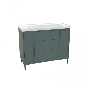Scudo Bota 1000mm Floor Standing Basin Cabinet Green