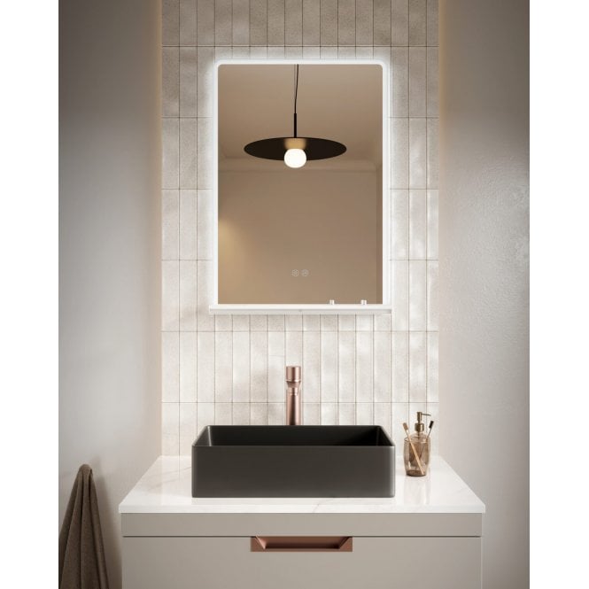 Scudo  CHARJ 800X700 LED Mirror With Charging Shelf