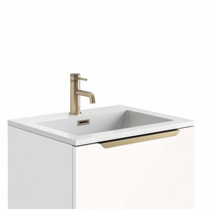 Scudo  Chevron 40cm Handle Brushed Brass