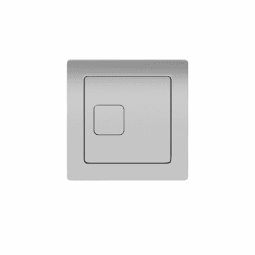 Scudo Chrome Dual Flush Plate Square