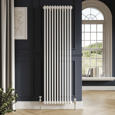 Scudo Column Designer Radiator 2 col 1500 x 425mm 9 Sections White