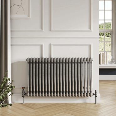 Scudo Column Radiator 2 Column Insertable Feet (pair) Raw Metal