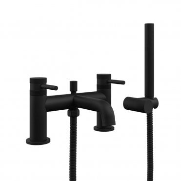 Scudo Core Bath Shower Mixer Tap Matt Black