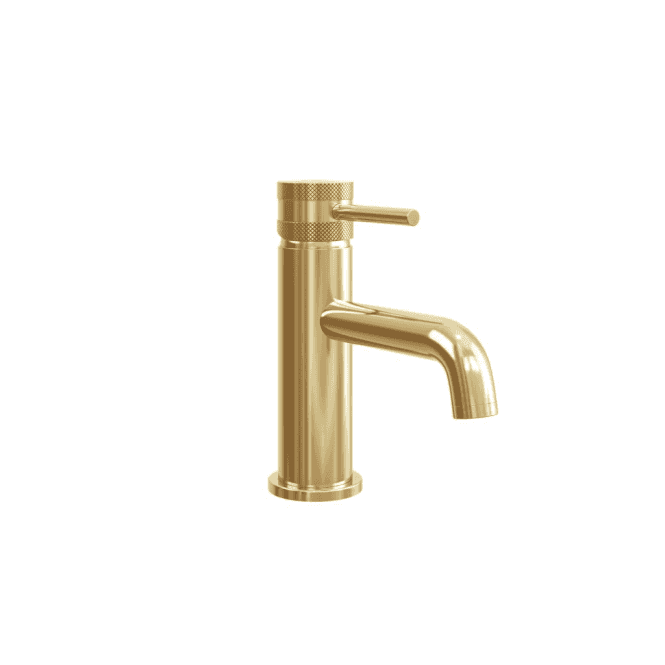 Scudo  Core Mono Basin Mixer Brushed Brass