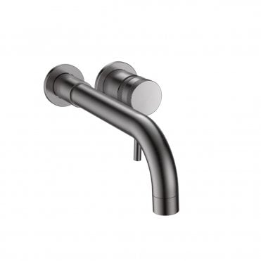 Scudo Core Wall Mounted Basin Tap Gunmetal