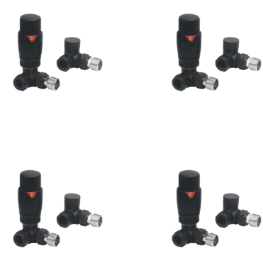 Scudo Designer Twin Pack TRV, Black, Corner Pack Of 4