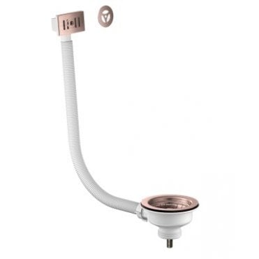 Scudo Kitchen Basin Waste Brushed Bronze