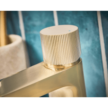 Scudo Koko Mono Tall Basin Mixer Brushed Brass